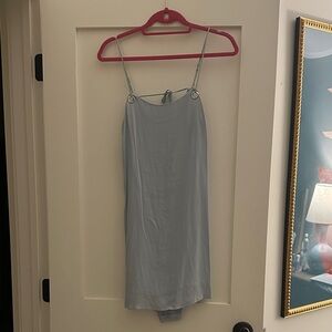 Silence + Noise Light Blue Chemise
